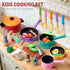 3-5, Sets 5 3 4 5 Lonico Pretend Play Kitchen Accessories for Toddlers Play Food for Kids Kitchen Toys with Pots