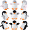 9 Pcs Mini Penguin Stuffed Plush Toys - 4.3 Inch Cute Penguin Stuffed Animals for Party Decorations and Gifts