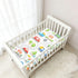 CZXW 52" 28" Cartoon Playful Roadways Crib Sheets Fitted x Natural Cotton Soft & Breathable for Baby Crib Mattress