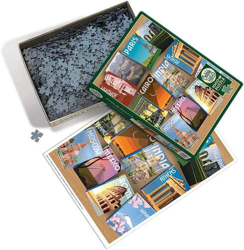 Cobble Hill 1000 Piece Puzzle - Where to Next? - Sample Poster Included