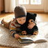 WEIGEDU Black Teddy Bear Stuffed Animals Plush Toys, Stuffed Black Bear, Teddy Bear Plush Toys for Boy Girl Kids