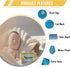 Ropassor (1120count) 4 Packs, 7-Layer Diaper Pail Refill Bags for Munchkin Step Diaper PailGenie & Complete/Expressions