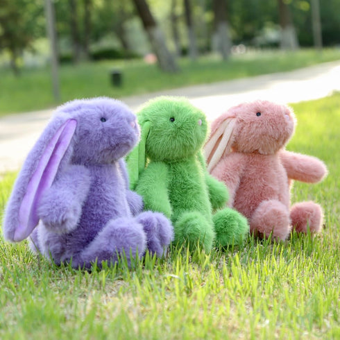 Farnesaa 2Lbs 16" Weighted Stuffed Animal Bunny, Weighted Stuffed Animals Rabbit, Heatable and Coolable Plushies, White