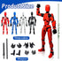 T13 Action Figure, 4PCS Action Figures, T13 Action Figure 3D Printed Robot Multi-Jointed Movable, Desktop Decorations for Game Lovers