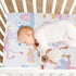 Gravopti 39X27 Inch Little Princess with Castle Crib Sheets for Girls and Boys, Soft Breathable Cotton Crib Sheets