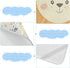 WDdZzyy 28" 52" Funny Lion Silver Cooling Baby Toddler Mattress x Breathable Crib Bumper Pads for Baby&Toddler