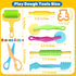 Playdough Tools for Kids, 24 Pieces Play Dough Tools Set with Rolling Pins,Playdough Cutters,Playdough Extruders,Scissor by iShyan