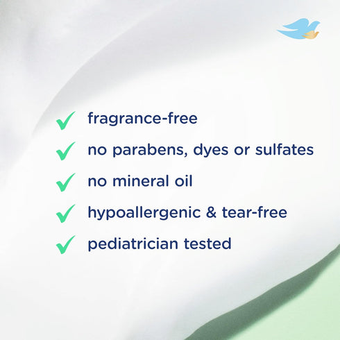Baby Dove Hypoallergenic Lotion Caring By Nature, 2 Count, Contains Vitamin E & 100% Natural Moringa Oil, 13.5 fl oz