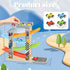 Set, Set 4 3+ Wooden Car Ramp Toy Montessori Ramp Includes Mini Cars and Track Educational Gift for Boys and Girls