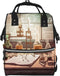 FHEDVBN Chemistry Lab Diaper Bag Backpack for Women Multifunction Waterproof Mummy Backpacks for