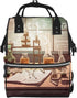 FHEDVBN Chemistry Lab Diaper Bag Backpack for Women Multifunction Waterproof Mummy Backpacks for