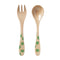 Nuby Rice Husk Spoon and Fork Set, 2-Piece Eco-Friendly Set, 100% Compostable and Biodegradable, 12+ Months