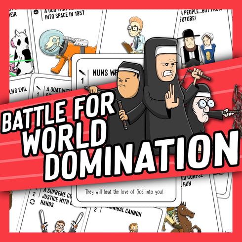 Nuns with Nunchucks | Battle for World Domination in This Hilarous Card Game for Adults
