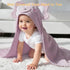4 Set, 100% 2 32x32 Inch 2 PCS Muslin Baby Bath Towels Cotton PCS Animal Hooded Baby Towels & PCS Washcloths, Ultra