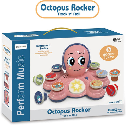 Baby Musical Toys for Toddlers, Octopus Music Instruments, Preschooler Educational Birthday Gifts for Boys Girls