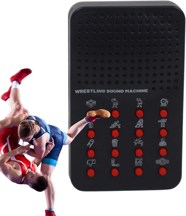 Wrestling Sound Machine - 16 Wrestling & Announcer Phrases for Wrestling Toys