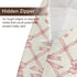 KuphiL10C Cute Bows Flowers Floral Pattern Nursing Pillow Cover, Unisex Bows Removable Breastfeeding Pillowcase