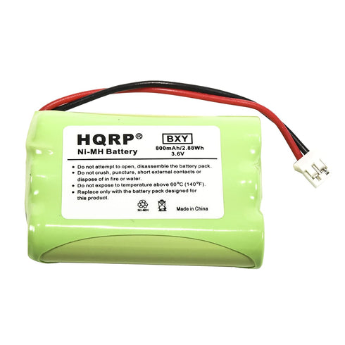 HQRP Battery works with MOTOROLA MBP18 MBP18PU MBP25 MBP25PU MBP26 MBP26PU MBP33 MBP33PU MBP34 MBP34PU MBP36 MBP36PU MBP43 MBP43PU Digital Baby Monitor TFL3X44AAA900 CB94-01A Parent Unit DESAY