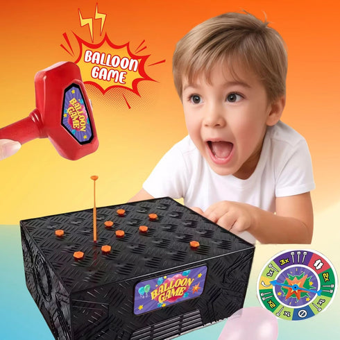 3 15 Balloon Popping Game Bang Tricky Tabletop Board Game Night for Age to Family Party Blast Explosion Box Toy