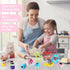 Set, Set Toddler Knife Kids Knife for Real Cooking with Vegetable Fruit Cutter Shapes Cutting Board Kid Safe Knives