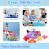 Set,9 Set, Muiteiur Ocean Sea Stuffed Animals Piece Fun Seashell House Plush Soft Educational Toy for Imaginative Play