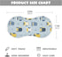 decor gift 4 Pack 22x11in Cotton Muslin Burp Cloths Breathable Funny Ocean Owl Blue washcloth for Newborns boy and Girl