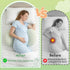 Piszvbej Pregnancy Pillows for Sleeping, Pregnancy Wedge Pillow for Side Sleeping, Pillow Support for Belly, Back