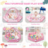 8-in-1 Tummy 6 0-3-6-9-12 Baby Gym Play Mat, Time Mat & Ball Pit with Toys, Washable Baby Activity Mat for Visual