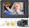 FEISIKE Baby Car Camera, 4.3'' Back Seat Baby Car Camera Mirror for Crystal