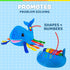 Counting Buckle Toys - Blu Whale - Develop Motor Skills and Problem Solving - and Color Recognition - Easy Travel Toy