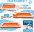55x35/60x35 Inch 110/220 Lbs Large Dog Pool Float, Dog Float Raft for Pool Lake River, Puncture Proof Dogs Floatie Boat
