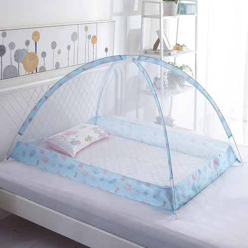 Generic Crib Mosquito Net Breathable Crib Netting Canopy Universal Size Crib Tent Foldable