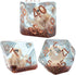 Gate Keeper Games and Dice: Inclusion Puppy Dice - 7pc RPG Set, Tan Puppy in Clear Resin