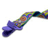 JaxBaby | Vibrant Targets Handmade Pacifier Strap with Clip | Woven Jacquard Paci Holder Cute Multicolor Baby Soothies