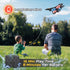 360Flip, 2 (16 Foam RC Airplane Drone for Kids, Remote Control Helicopter, Toy Plane Fighter Jet with LED Light, Auto