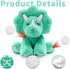 Hideekoog 8.5 Inch Triceratops Stuffed Animal Toys, Soft and Cuddly Triceratops Plush Animals Toy, Cute and Realistic