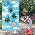 Summer TICIAGA Paper Plane Toss Game Banner, Throwing Target Banner for Glider Airplane, Fun Add-on Toys for Flying