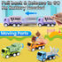 6 Set, 3 4 5 6 Oriate PCS Diecast Metal Toy Trucks Vehicle Cars Toys with Movable Parts, Mini Pull Back Toy Cars