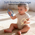 2 Pack 0-6 3-12 18-36 Baby Silicone Teething Toys, Teething Sticks for Babies,Silicone teether Tubes for Baby Girl,BPA