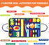Busy Board for 1 Year Old - Montessori Toys for 2 Year Old, Baby Sensory Toys for Toddlers, Learning Activities