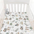 Cstdyfrv 28x52in Cute Pastel Dragons Castle Knight Baby Crib Sheets Fantasy Dragons Trees Standard Crib Toddler