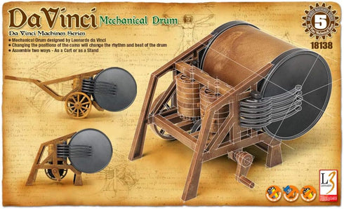 ACADEMY HOBBY MODEL KITS Academy Da Vinci Mechanical Drum