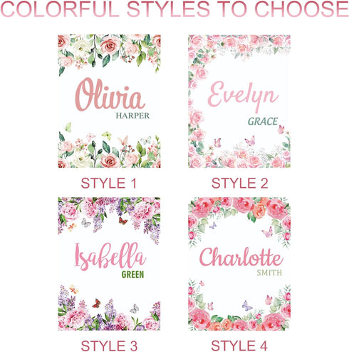 Ultragifta Personalized Baby Blankets Easter Gifts for Kids Custom Flannel Blanket for Girls Custom Baby Blanket