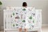 SqtmuHLuo 60x80inch Farm Animals Baby Blanket for Boys Girls Neutral Farm Pig Sheep Cow Chicken Duck Newborn Nursery