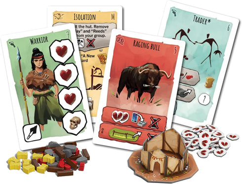 Z-Man Games Paleo A New Beginning Board Game EXPANSION - Cooperative Strategy Game for Kids & Adults, 2-4 Players