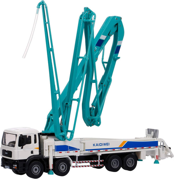 GoolRC Concrete Pump Truck, 1:55 Scale Diecast Car Model Car, Simulation Engineering