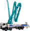 GoolRC Concrete Pump Truck, 1:55 Scale Diecast Car Model Car, Simulation Engineering