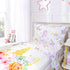 Sets Set 4 Set Toddler Bedding for Girls, Unicorn Toddler Crib Bedding Piece Pink Floral Toddler Comforter Includes