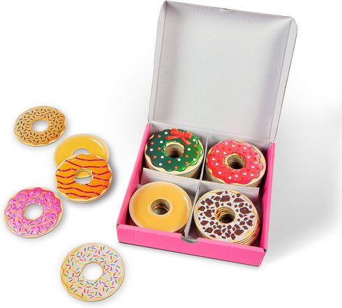 Genuine Fred Glazed and Confused Donut Memory Game - Includes 48 Donuts with 24 Toppings, Great Family Game