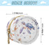 YETTASBIN Sea Turtle Portable Pacifier Holder Case with Metal Hook Buckle & Zipper for Diaper Bag and Stroller